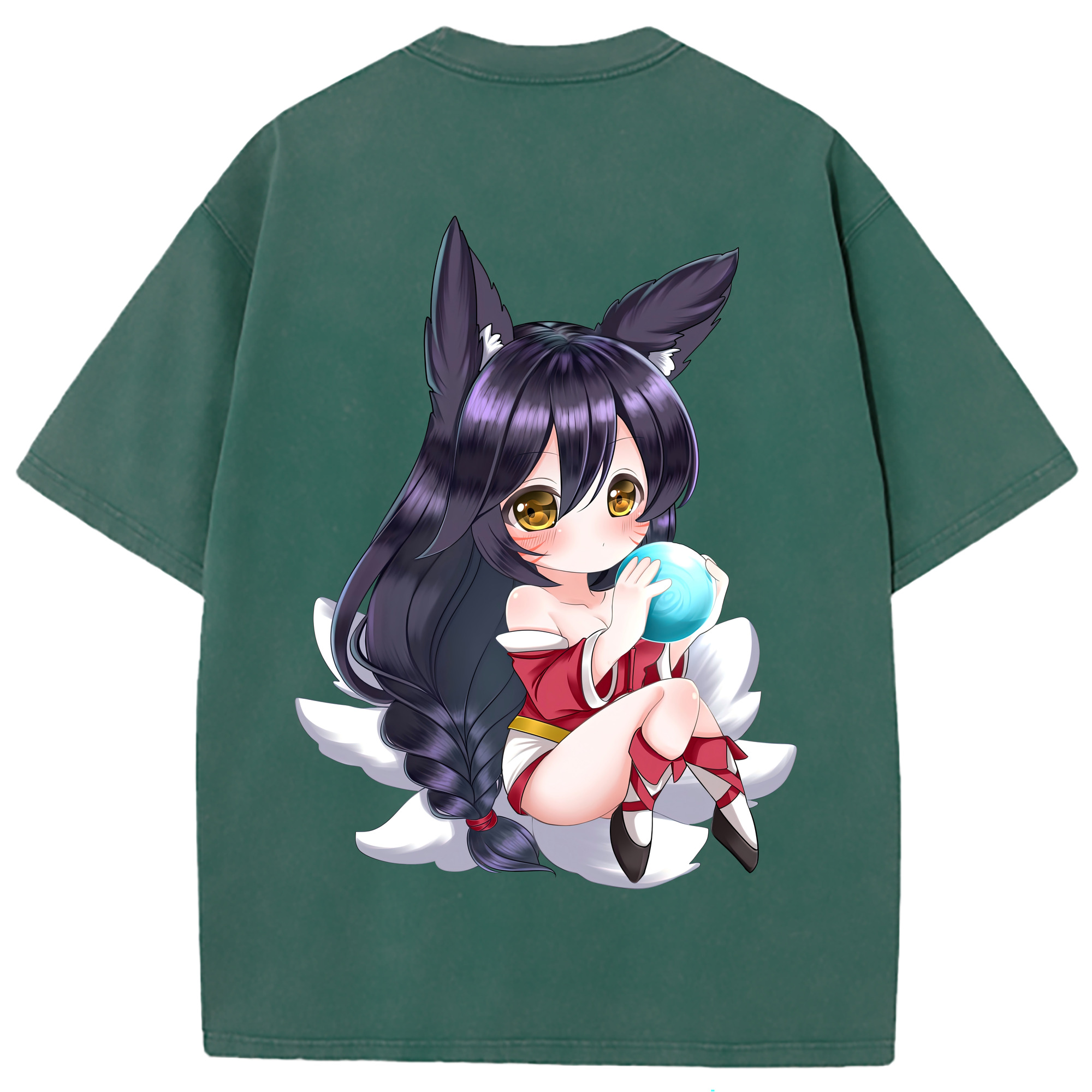 （画像用） リーグ・オブ・レジェンド League of Legends LOL 綿100% ヴィンテージ風 半袖Tシャツ（背面プリント）